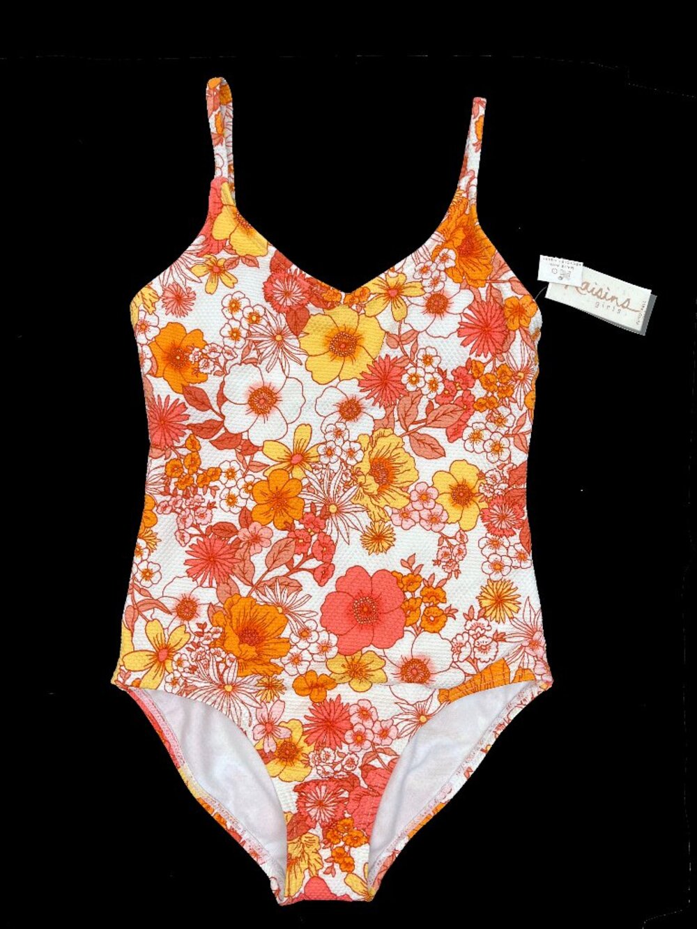 Raisins NEW NWT Norie One-Piece Floral Swimsuit Swim Girls 10